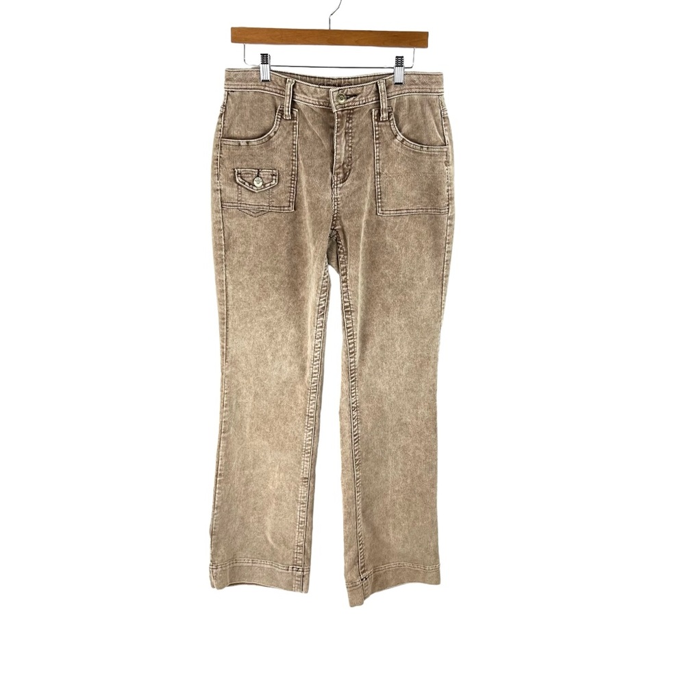 Gitano Corduroy Semi Flared Stretch Jeans Pants Woman's Sz12